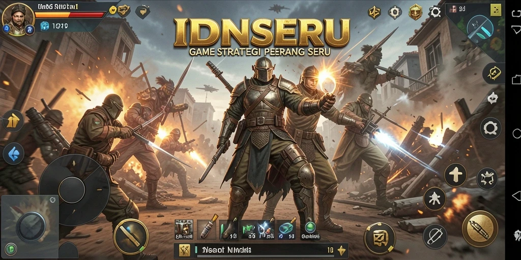 Tampilan gameplay seru IDNSERU dengan strategi yang mendalam.