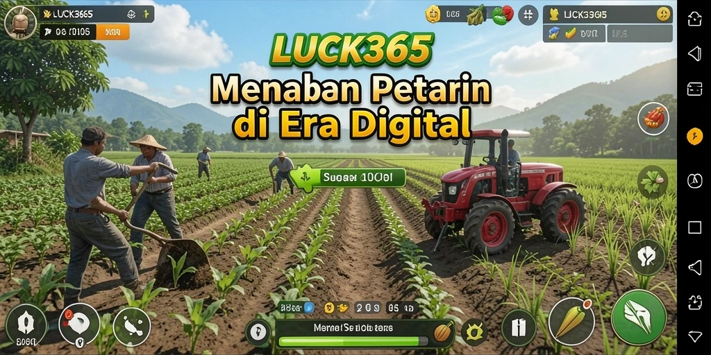 Tampilan gameplay yang imersif dan interaktif dalam LUCK365.