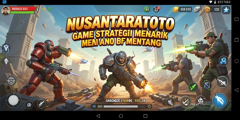 Screenshot gameplay NUSANTARATOTO yang menampilkan strategi seru.