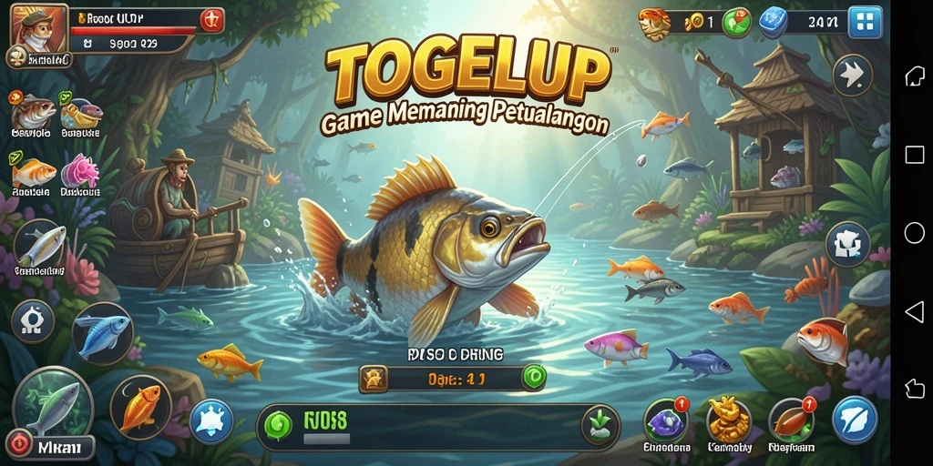 Tangkapan ikan besar dalam gameplay TOGELUP yang menarik.