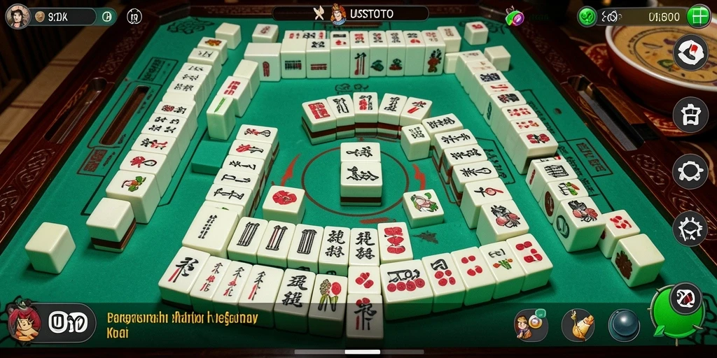 Screenshot gameplay UUSTOTO menampilkan keseruan permainan Mahjong.